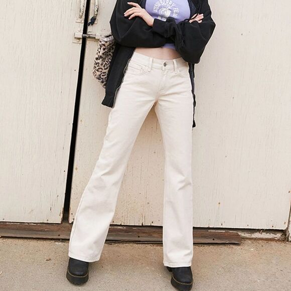 John Galt Brielle Cream Bootcut Jeans! - Picture 1 of 15